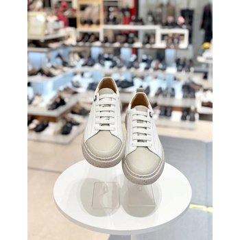 파격할인 경량 배색가죽4cm 스니커즈 Y24P005D