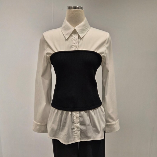 비지트인뉴욕 니트 뷔스티에 블라우스 VB9LS16_이미지