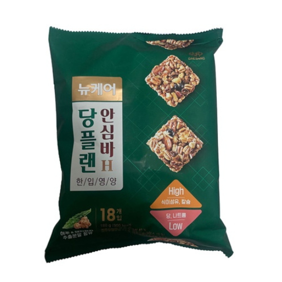 당플랜 안심바 18개입 180g