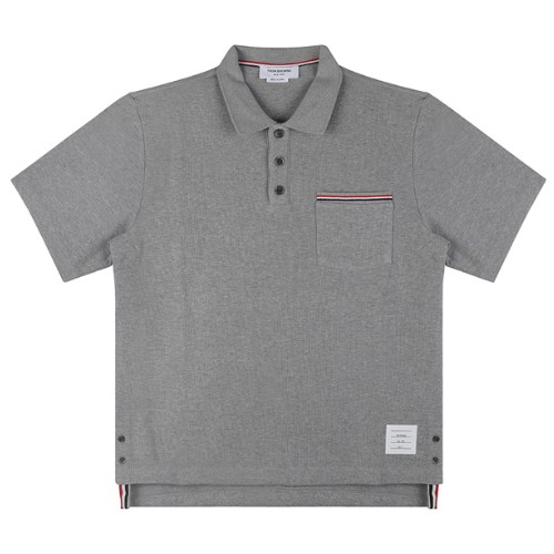 톰브라운 남성 POLO SHIRT WITH CHEST POCKET MJP171A J0029 055