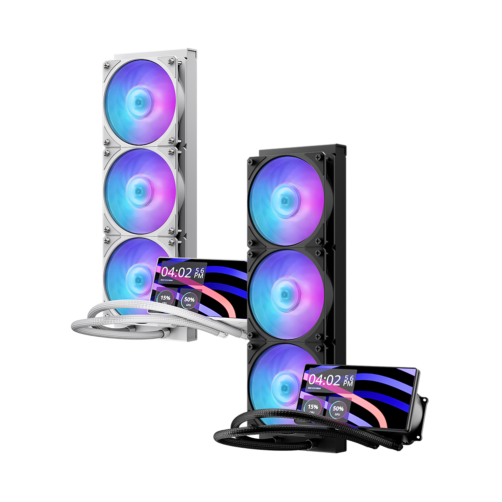 쿨러마스터 MasterLiquid Core LCD 6인치 360 ARGB (블랙)_이미지