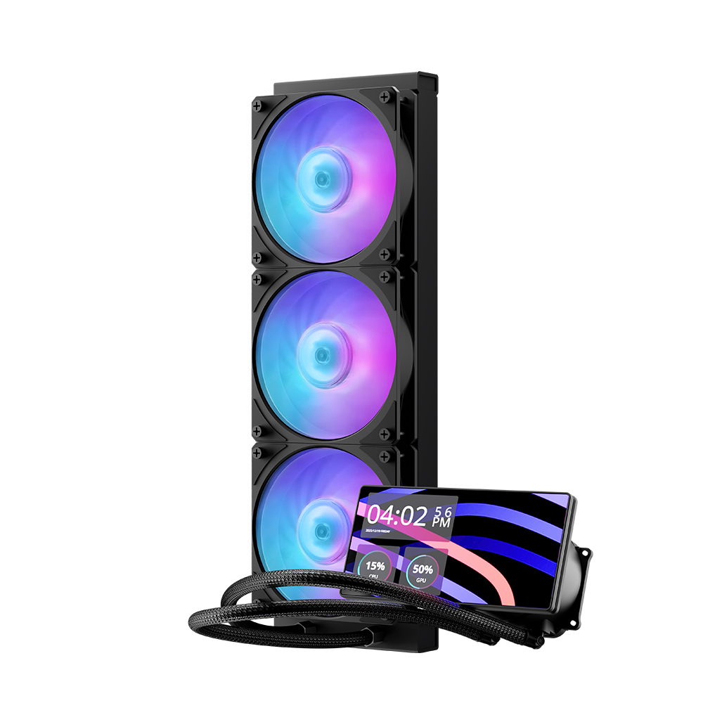 쿨러마스터 MasterLiquid Core LCD 6인치 360 ARGB (블랙)_이미지