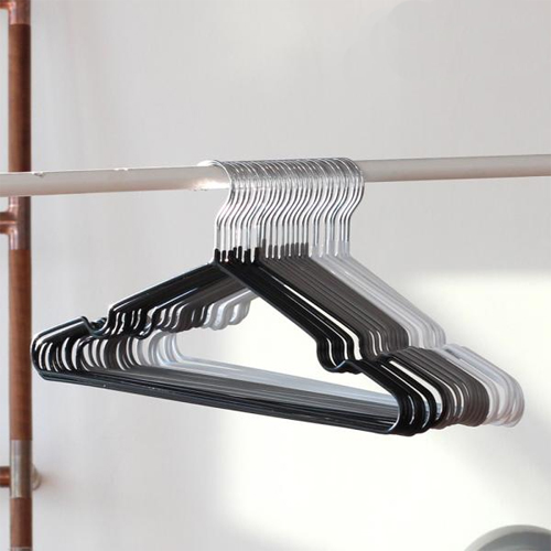 가쯔 PVC 논슬립 철제 옷걸이 (30개)_이미지