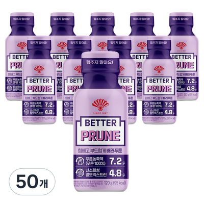동화약품 배러 푸룬 120ml (50개)