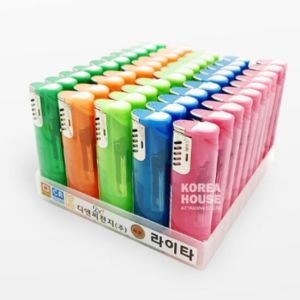 DNC-1004 터보 라이터 충전식 50개입-D