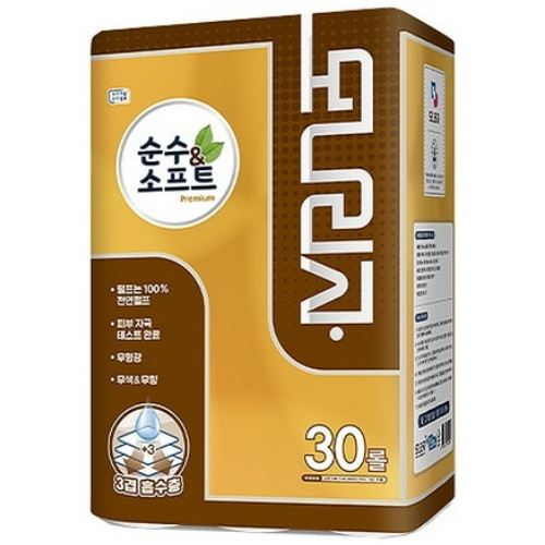 모나리자 ㅤ순수 & 소프트 프리미엄 28m (30롤) *1팩_이미지