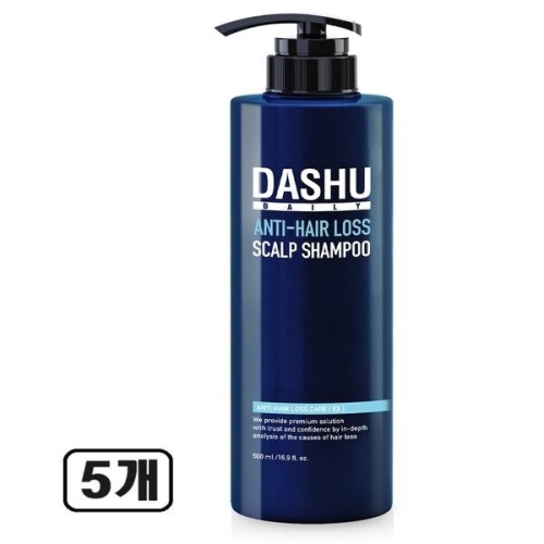다슈 데일리 한방 두피 골드 샴푸 EX 500ml (5개)