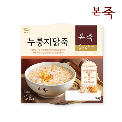 동방푸드마스타 아침엔 본죽 누룽지 닭죽 270g (1개)_이미지