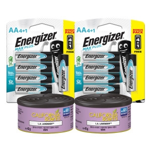 맥스플러스 AA 5입+캘리포니아센트Can라벤더