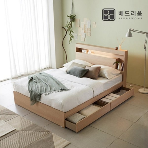 금성침대 베드리움 더 스마트 무선 충전 LED침대 SS (독립스프링)