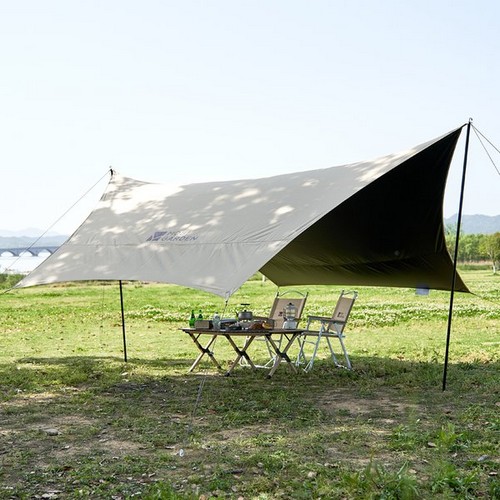 모비가든 블랙코팅 헥사 캠핑타프 (440x440cm)_이미지
