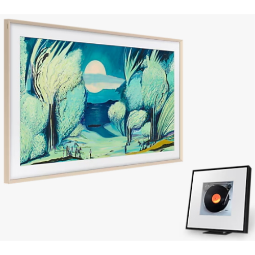 삼성전자 더 프레임 KQ55LSF03AFXKR + 뮤직 프레임 HW-LS60D (챔퍼 샌드골드+스피커)_이미지