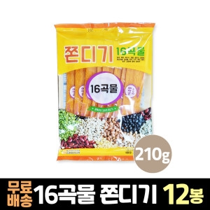 우리씨앤디 미왕 에코푸드 16곡물 쫀디기 210g 12봉_이미지