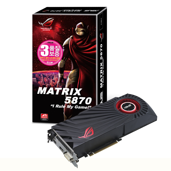 ASUS ROG 라데온 HD 5870 MATRIX D5 2GB STCOM_이미지