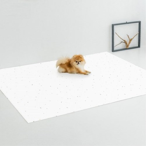 러그매트 테라조 화이트 4T 180x140cm
