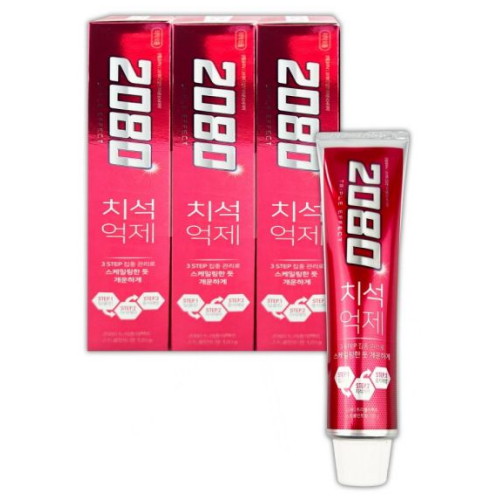 2080 트리플이펙트 치석억제 스트롱민트향 치약 120g