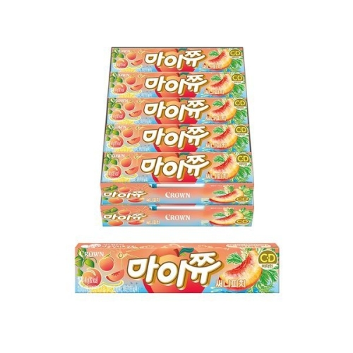크라운제과 마이쮸 써니피치 44g (30개)_이미지