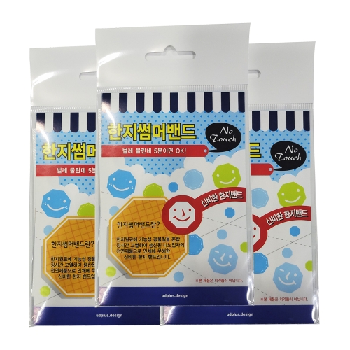  유디플러스 한지 모기밴드 [3팩(270매)]