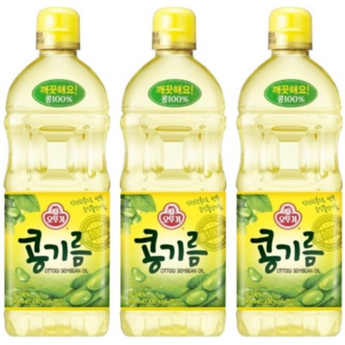 오뚜기 콩기름 900ml (3개)_이미지