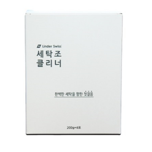 린더스위스 ㅤ세탁조클리너 200g 4개입 (1개)_이미지