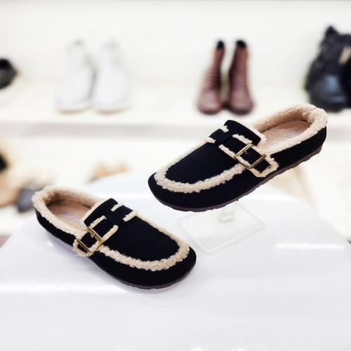 세레스 세이브존03 여성 겨울 스웨이드 버클 퍼 안감 로퍼 2cm ATSR17A-4 42507440_이미지