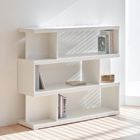 포더홈  유닛 3단 낮은 책장 1200