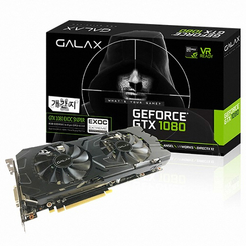 지포스 GTX1080 개간지 EXOC D5X 8GB Black Edition