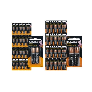 듀라셀 알카라인 AA 20개 + AAA 20개이미지입니다. 누르면 해당 게시물로 새창이동합니다.