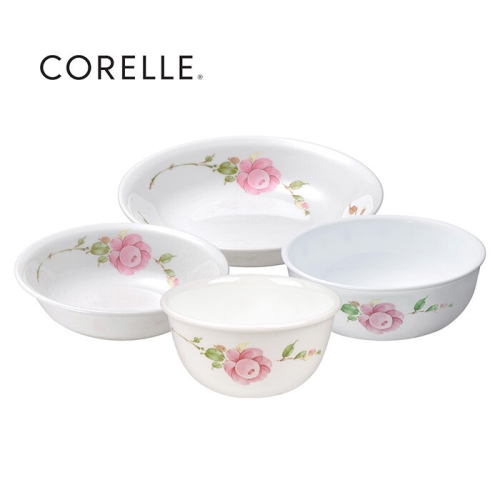 코렐 장미 신 1인 홈세트 4P