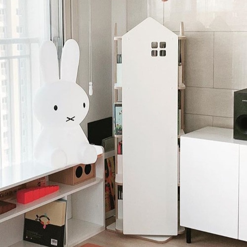 란  하우스 4단 회전 책장 480