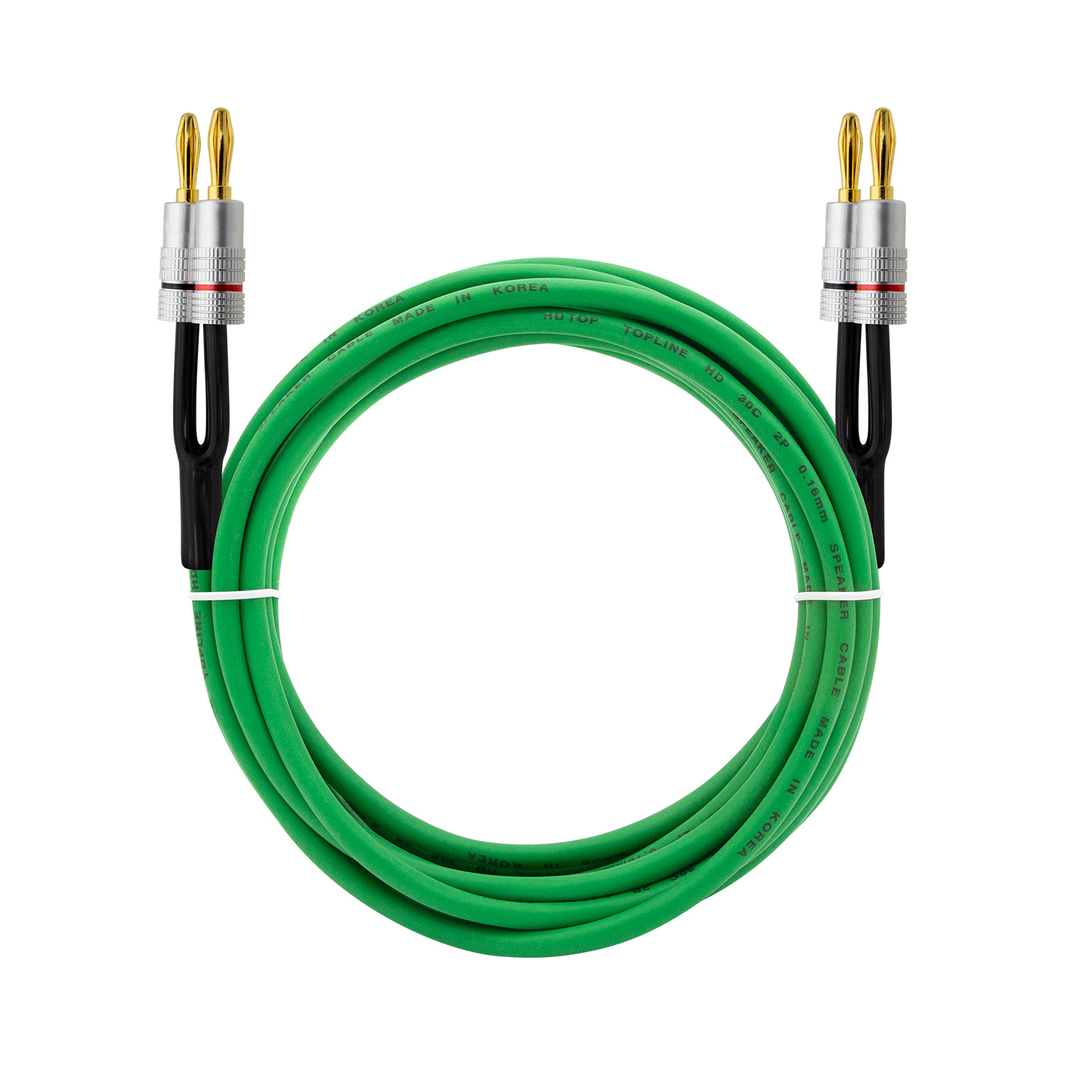 바나나플러그 30C 그린 스피커케이블