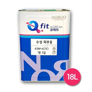 노루페인트 수성 외부페인트 KSM 6010 1종 2급 무광 18L