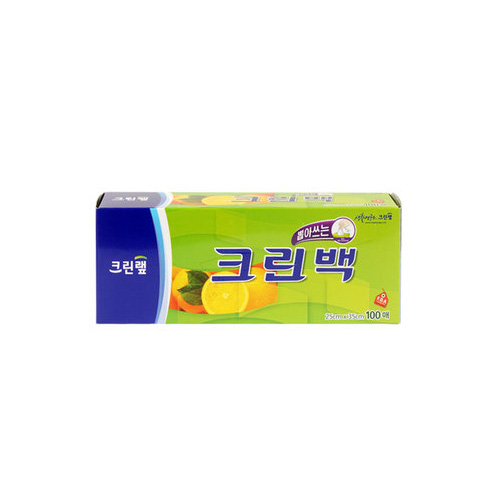 크린랲 크린백 25x35cm (중) 100매 [2개(200매)]