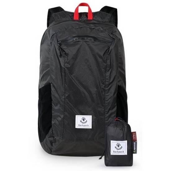 4몬스터 초경량 폴딩 백팩 24L (블랙)