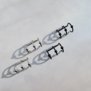 노블른 써지컬 스틸 세줄 걸이 링 귀찌 이어커브 S8447365_이미지