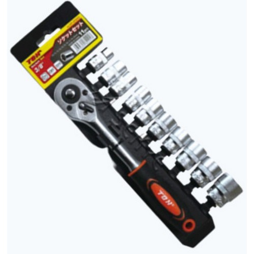 톤 3/8인치 라쳇핸들 복스세트 ST-2000 (11pcs)