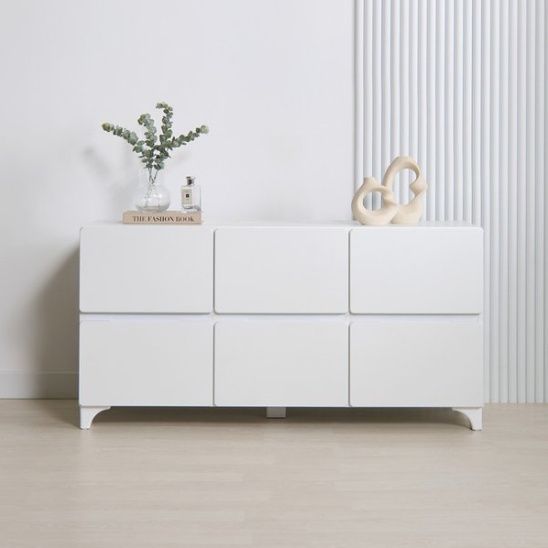 데코라인  셀로스 2단 6서랍 서랍장 1200