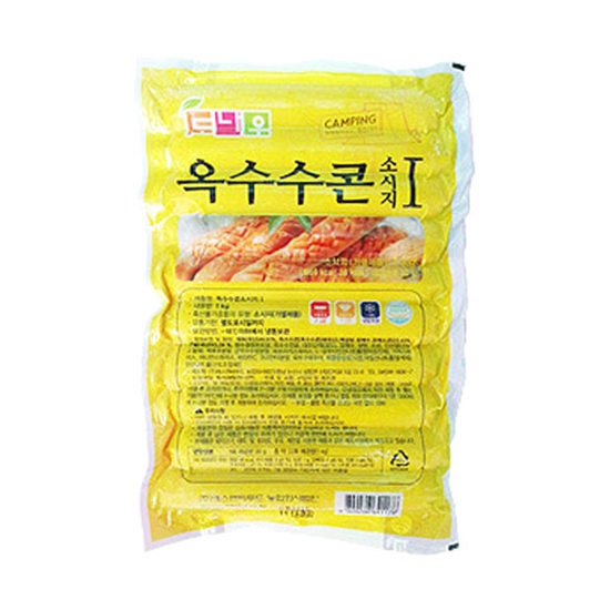 도나우 옥수수콘 소시지 1kg (10개)_이미지