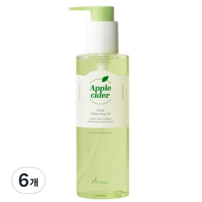 아리얼 애플사이다 딥 클렌징 오일 200ml (6개)_이미지