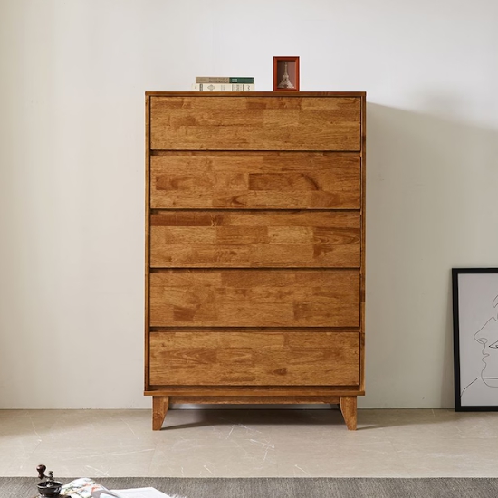 소소데코 리치 원목 5단 서랍장 900