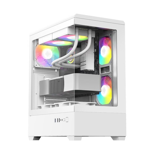 피씨스토어 미니 화이트 어항 라이젠5 7500F RTX 3050 (16GB, M.2 500GB)