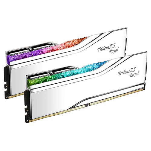 G.SKILL DDR5-6400 CL32 TRIDENT Z5 ROYAL 실버 패키지 (64GB(32Gx2))_이미지