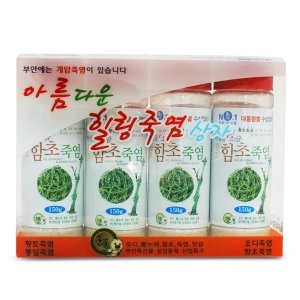 개암식품 2회 함초 죽염 150g (4개)