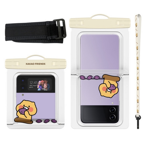 리튬포어스 카카오프렌즈 춘식이 Z플립 전용 방수팩