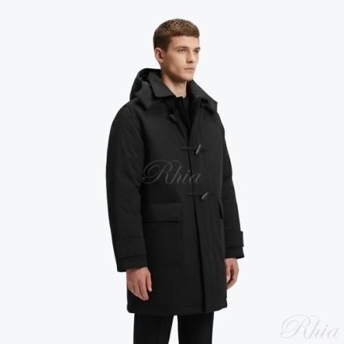 휴고 방수 아우터 패딩 더플 코트 레귤러핏 50546225 001 149397644_이미지