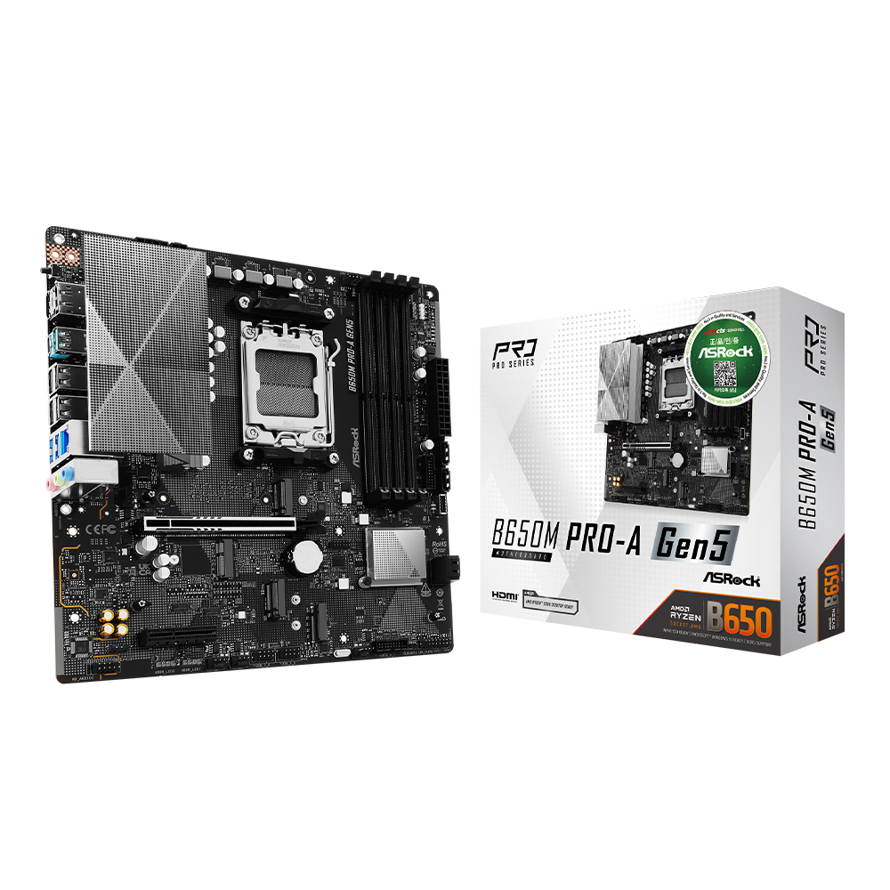 ASRock B650M PRO-A Gen5 대원씨티에스_이미지