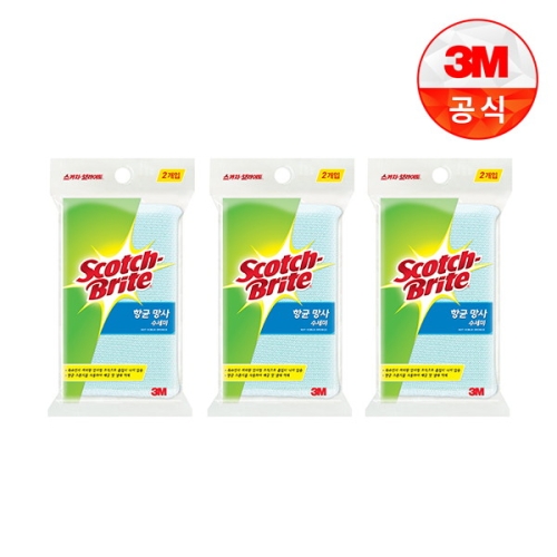 3M  항균 망사수세미(일반세척용)[3개]