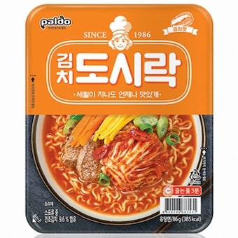 팔도 <b>김치</b>도시락 86g