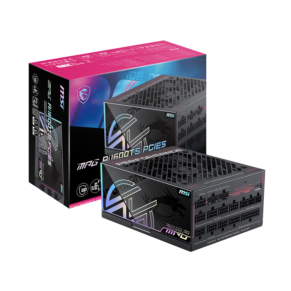 MSI MPG Ai1600TS 80PLUS티타늄 풀모듈러 ATX 3.1_이미지