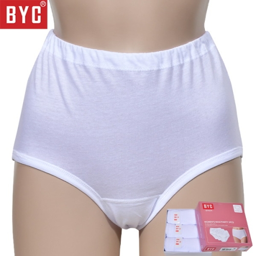 BYC 맥시 팬티 3매입